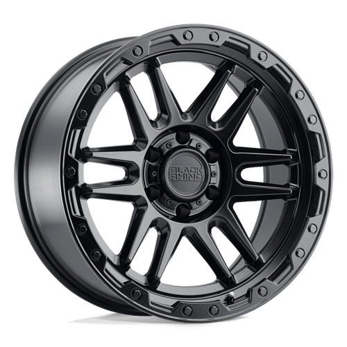 Black Rhino APACHE Matte Black W/ Black Bolts 20x9 -18 6x135mm 87.1mm - WheelWiz