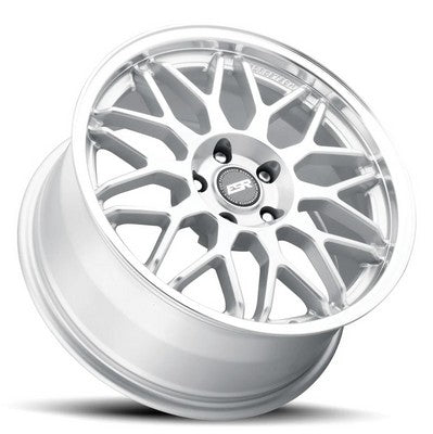 ESR Wheels APX01 HYPER SILVER MACHINE LIP 19x8.5 +30 5x114.3mm 72.6mm - Wheelwiz