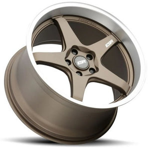 ESR Wheels AP5 Matte Bronze Machined Lip 18x8.5 +30 5x114.3mm 72.6mm - Wheelwiz
