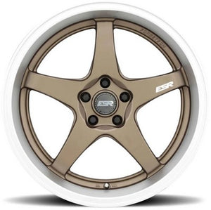 ESR Wheels AP5 Matte Bronze Machined Lip 18x8.5 +30 5x114.3mm 72.6mm - Wheelwiz