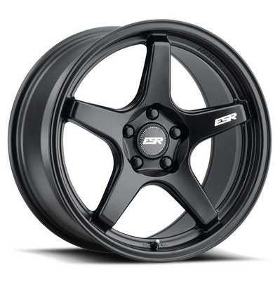 ESR Wheels APX5C SATIN BLACK 19x9.5 +35 5x112mm 66.6mm - Wheelwiz