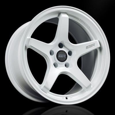 ESR Wheels APX5C GLOSS WHITE 18x8.5 +40 5x112mm 66.6mm - Wheelwiz