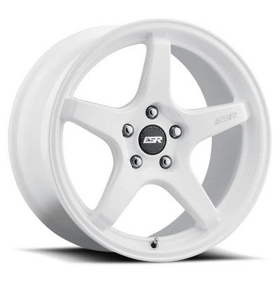 ESR Wheels APX5C GLOSS WHITE 18x8.5 +40 5x112mm 66.6mm - Wheelwiz