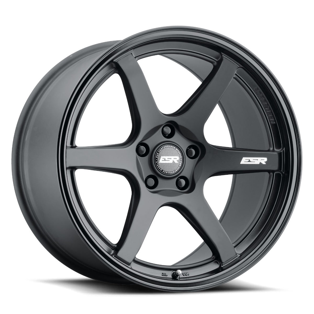 ESR Wheels APX6 SATIN BLACK 18x10.5 +22 5x114.3mm 72.6mm