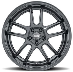ESR Wheels APX8 MATTE BLACK GLOSS BLACK LIP 18x9.5 +35 5x100mm 72.6mm - Wheelwiz