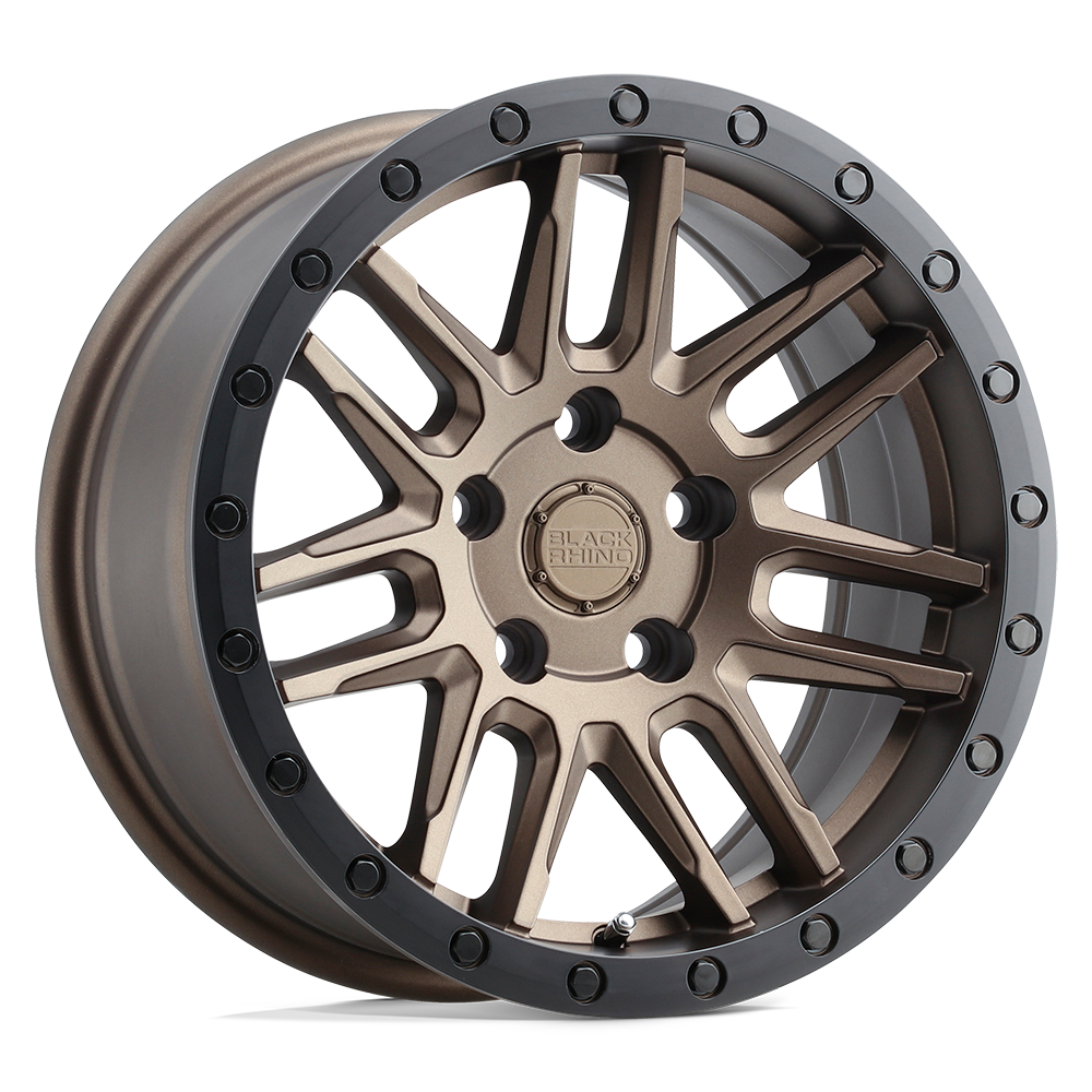 Black Rhino ARCHES Bronze W/ Black Ring 19x8 +20 5x120mm 76.1mm - WheelWiz