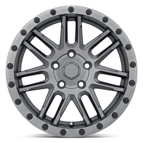 Black Rhino ARCHES Matte Brushed Gunmetal Blk Blt 18x8 +30 5x127mm 71.5mm - Wheelwiz