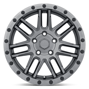 Black Rhino ARCHES Matte Brushed Gunmetal Blk Blt 18x8 +30 5x127mm 71.5mm - Wheelwiz