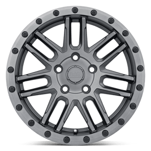 Black Rhino ARCHES Matte Brushed Gunmetal Blk Blt 15x7 +15 5x100mm 56.2mm - Wheelwiz