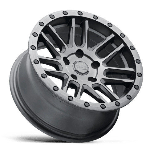 Black Rhino ARCHES Matte Brushed Gunmetal W/ Black Bolts 18x8 +30 5x108mm 76.1mm - WheelWiz