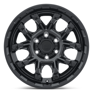 Black Rhino ARK Matte Black W/ Gloss Black Bolts 18x9 +12 6x139.7mm 112.1mm - WheelWiz