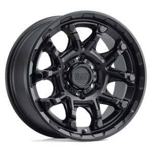 Black Rhino ARK Matte Black W/ Gloss Black Bolts 17x8.5 0 6x120mm 67.1mm - WheelWiz