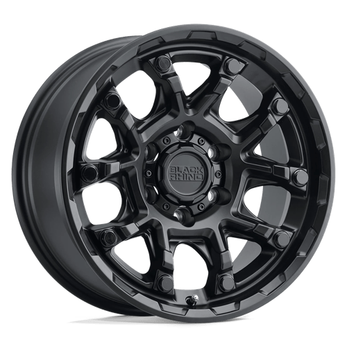 Black Rhino ARK Matte Black W/ Gloss Black Bolts 20x9 -18 6x139.7mm 112.1mm - WheelWiz