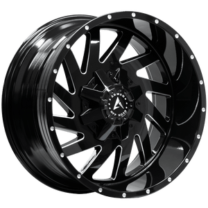 Armed Wheels Aggressor Gloss Black Milled 20x10 -24 5x139.7mm 110.1mm