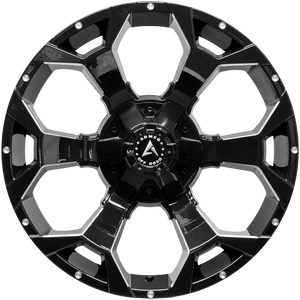 Armed Wheels Bomber Gloss Black Milled 20x10 0 5x139.7mm 110.1mm