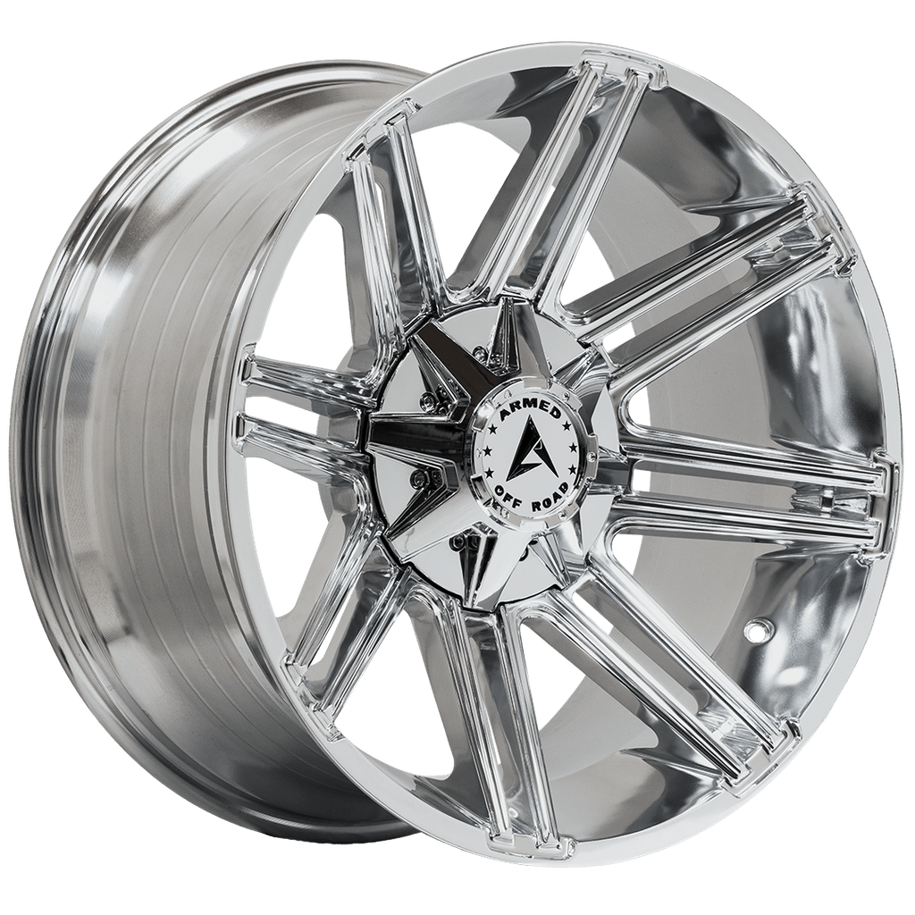 Armed Wheels Chopper Full Polished 20x10 -18 8x165.1mm 125.1mm