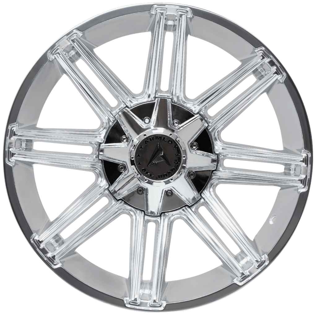 Armed Wheels Chopper Full Polished 20x10 -18 8x165.1mm 125.1mm