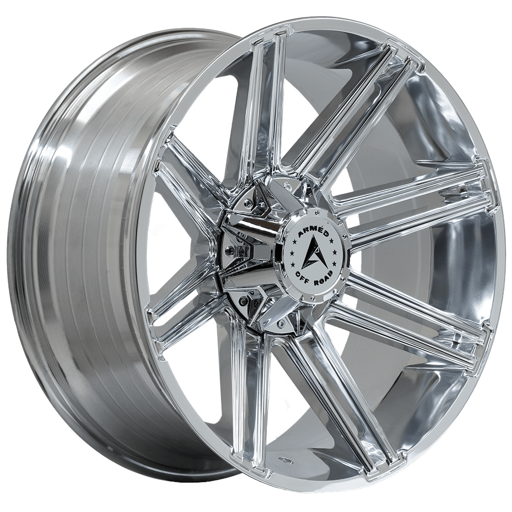 Armed Wheels Chopper Full Polished 22x12 -44 8x165.1mm 125.1mm