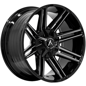 Armed Wheels Chopper Gloss Black Machined 20x10 -18 Custom 125.1mm