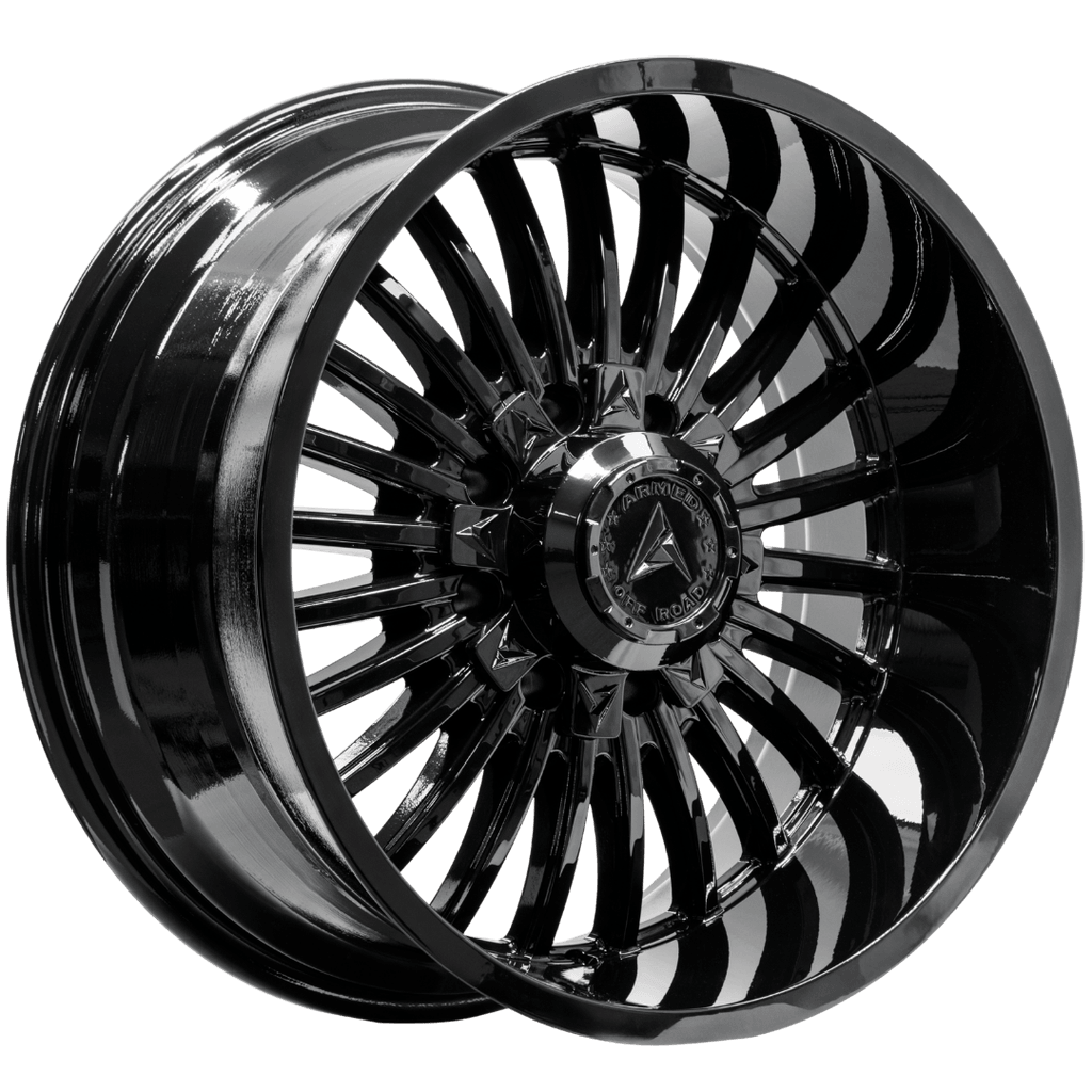 Armed Wheels Force Gloss Black 20x10 -18 8x165.1mm 125.1mm
