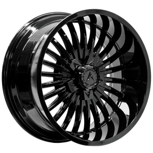 Armed Wheels Force Gloss Black 20x10 -18 5x127mm 78.1mm