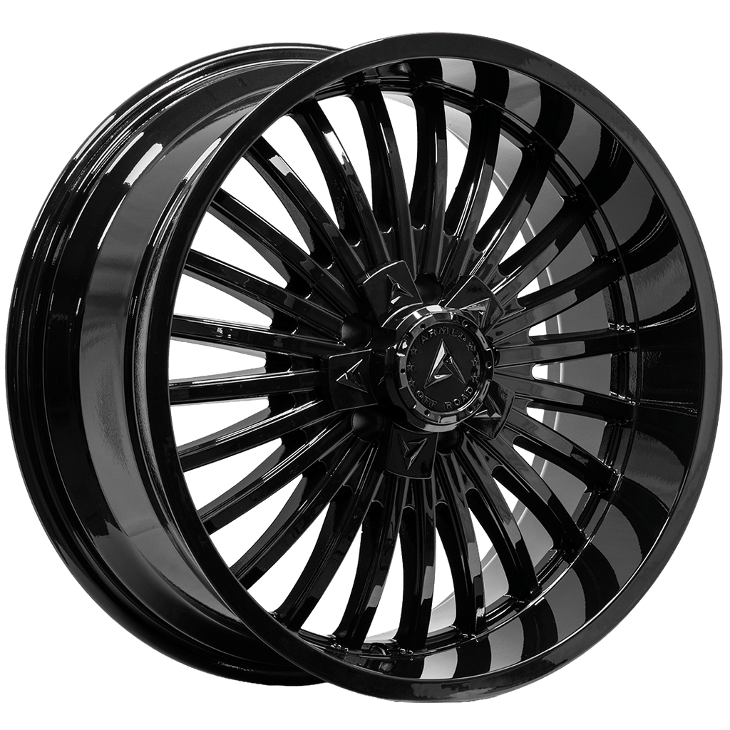 Armed Wheels Force Gloss Black 20x9 +12 5x127mm 78.1mm