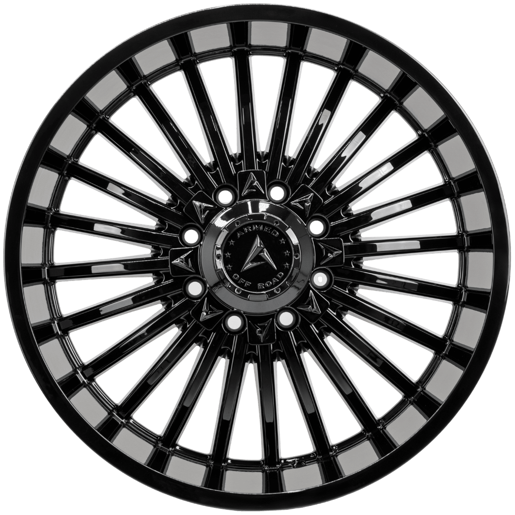 Armed Wheels Force Gloss Black 22x10 -18 8x165.1mm 125.1mm