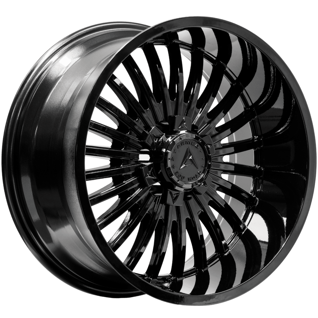 Armed Wheels Force Gloss Black 20x10 -18 6x135mm 108.1mm