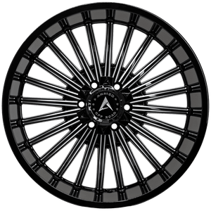 Armed Wheels Force Gloss Black Milled 22x10 -18 6x135mm 108.1mm
