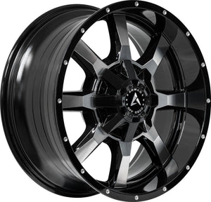 Armed Wheels Frontline Gloss Black Machined Face 20x9 0 5x127mm 78.1mm