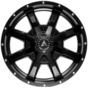 Armed Wheels Frontline Satin Black Milled Holes 18x9 0 Custom 87.1mm