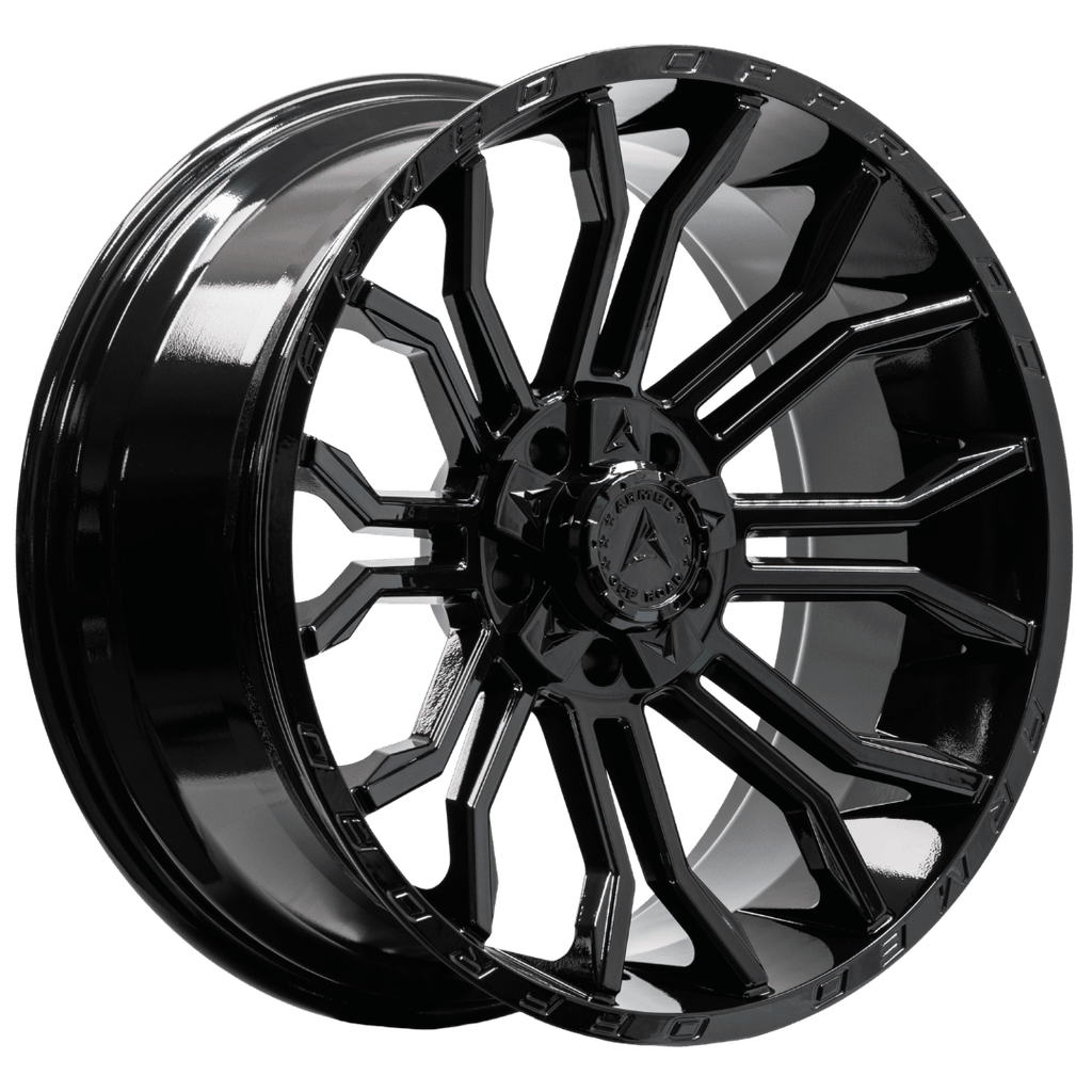 Armed Wheels Havoc Full Gloss Black 22x10 0 5x139.7mm 110.1mm