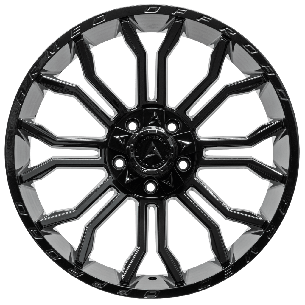 Armed Wheels Havoc Full Gloss Black 22x10 0 5x139.7mm 110.1mm