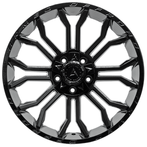 Armed Wheels Havoc Full Gloss Black 22x10 0 5x139.7mm 110.1mm