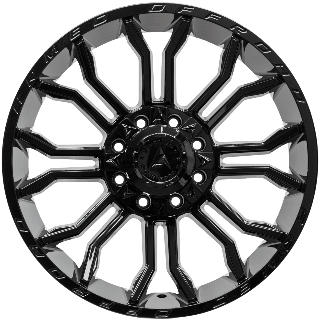 Armed Wheels Havoc Full Gloss Black 22x10 -18 8x165.1mm 125.1mm
