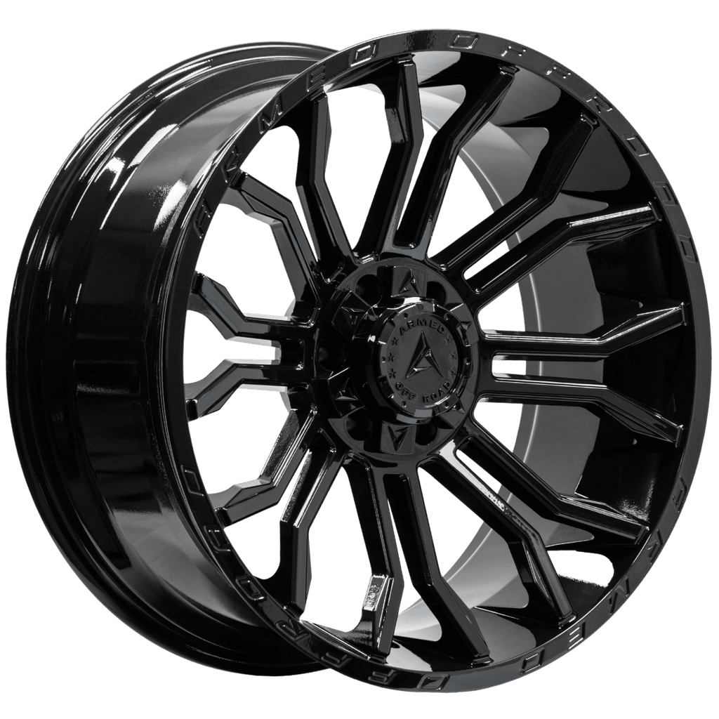 Armed Wheels Havoc Full Gloss Black 22x10 0 6x135mm 108.1mm