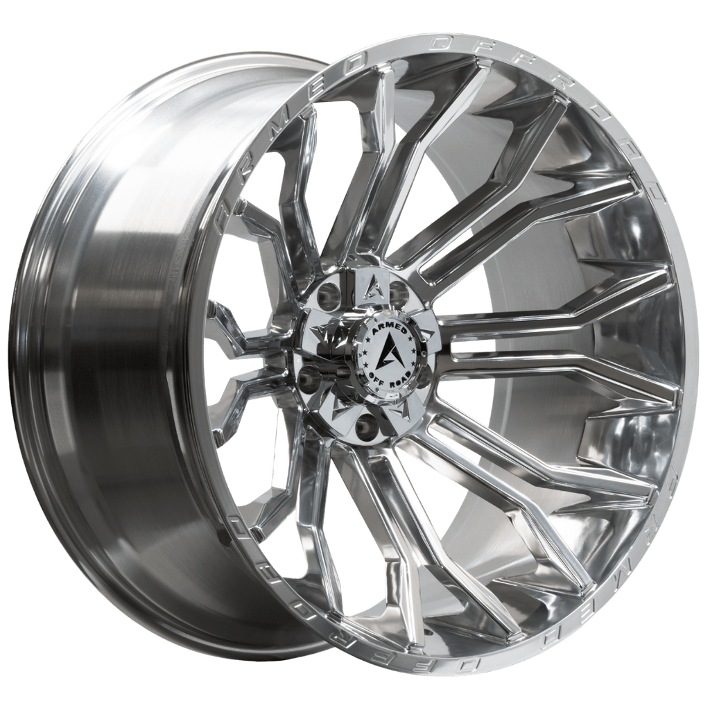 Armed Wheels Havoc Full Polished 24x12 -44 5x127mm 78.1mm