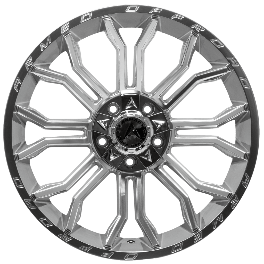 Armed Wheels Havoc Full Polished 22x10 -18 5x127mm 78.1mm - Wheelwiz