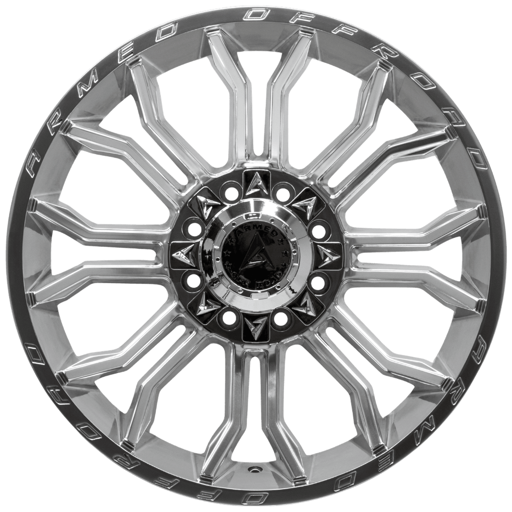 Armed Wheels Havoc Full Polished 22x10 0 8x165.1mm 125.1mm - Wheelwiz