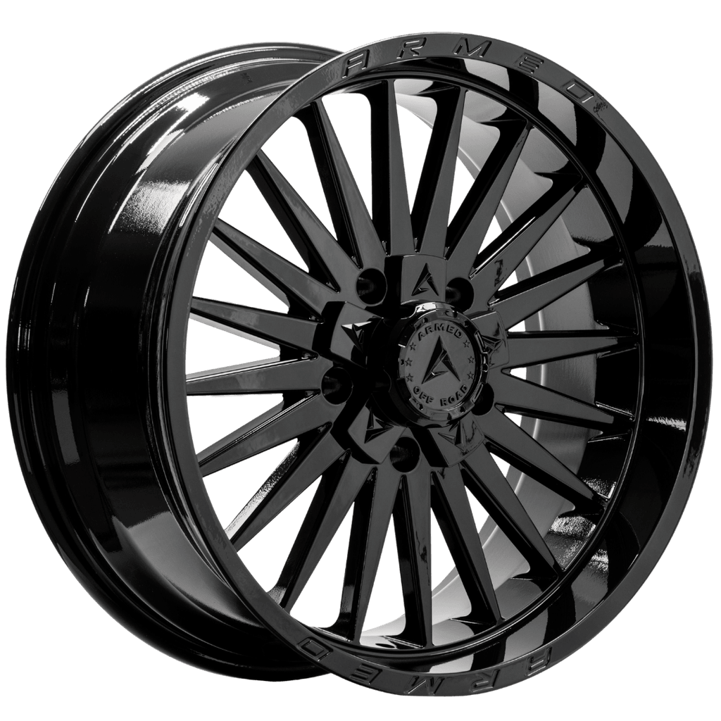 Armed Wheels Hostile Full Gloss Black 20x9 0 5x127mm 78.1mm