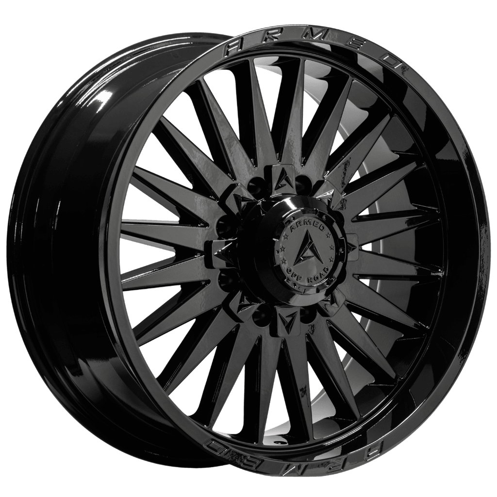 Armed Wheels Hostile Full Gloss Black 20x9 0 8x165.1mm 125.1mm