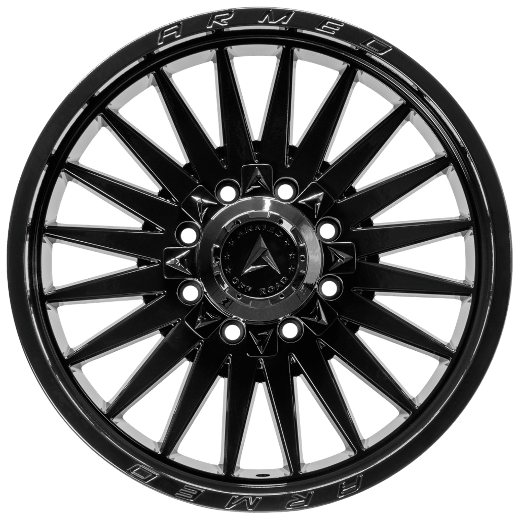 Armed Wheels Hostile Full Gloss Black 20x9 +12 8x165.1mm 125.1mm