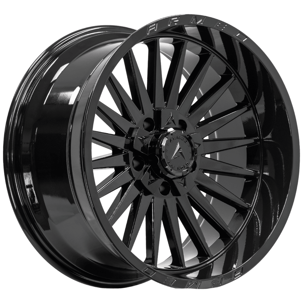Armed Wheels Hostile Full Gloss Black 20x10 -18 5x127mm 78.1mm