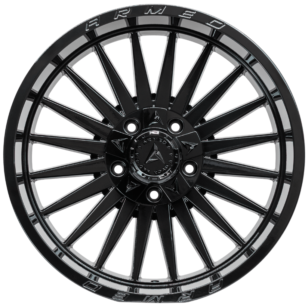 Armed Wheels Hostile Full Gloss Black 20x10 -18 5x139.7mm 110.1mm