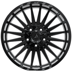 Armed Wheels Hostile Full Gloss Black 20x10 -18 5x127mm 78.1mm