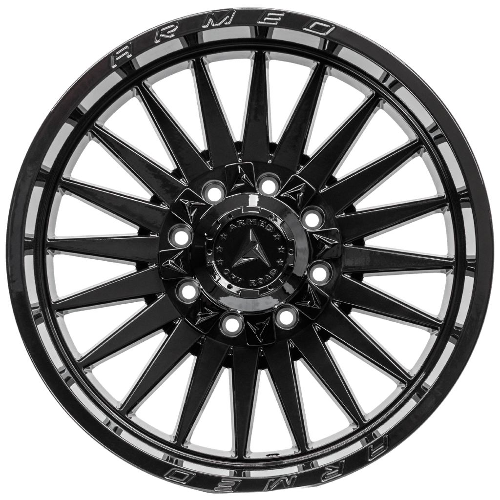 Armed Wheels Hostile Full Gloss Black 20x10 -18 8x165.1mm 125.1mm