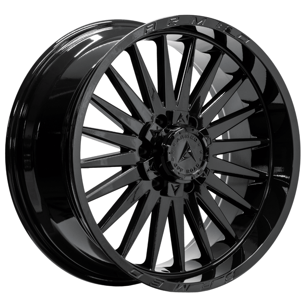 Armed Wheels Hostile Full Gloss Black 20x9 0 6x135mm 108.1mm