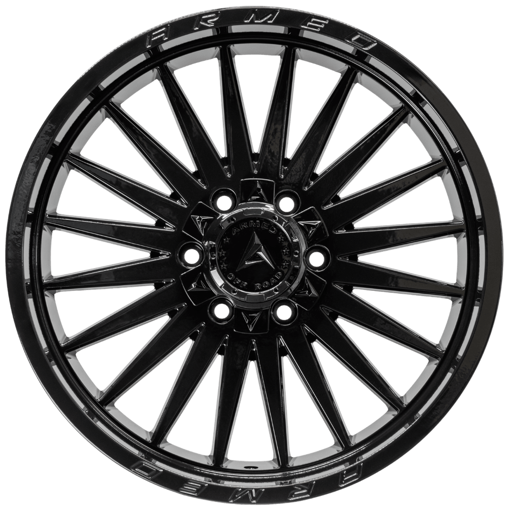 Armed Wheels Hostile Full Gloss Black 20x9 0 6x135mm 108.1mm