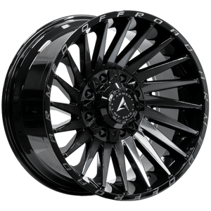 Armed Wheels Militia Gloss Black Machined + Tint 20x10 -18 8x165.1mm 125.1mm