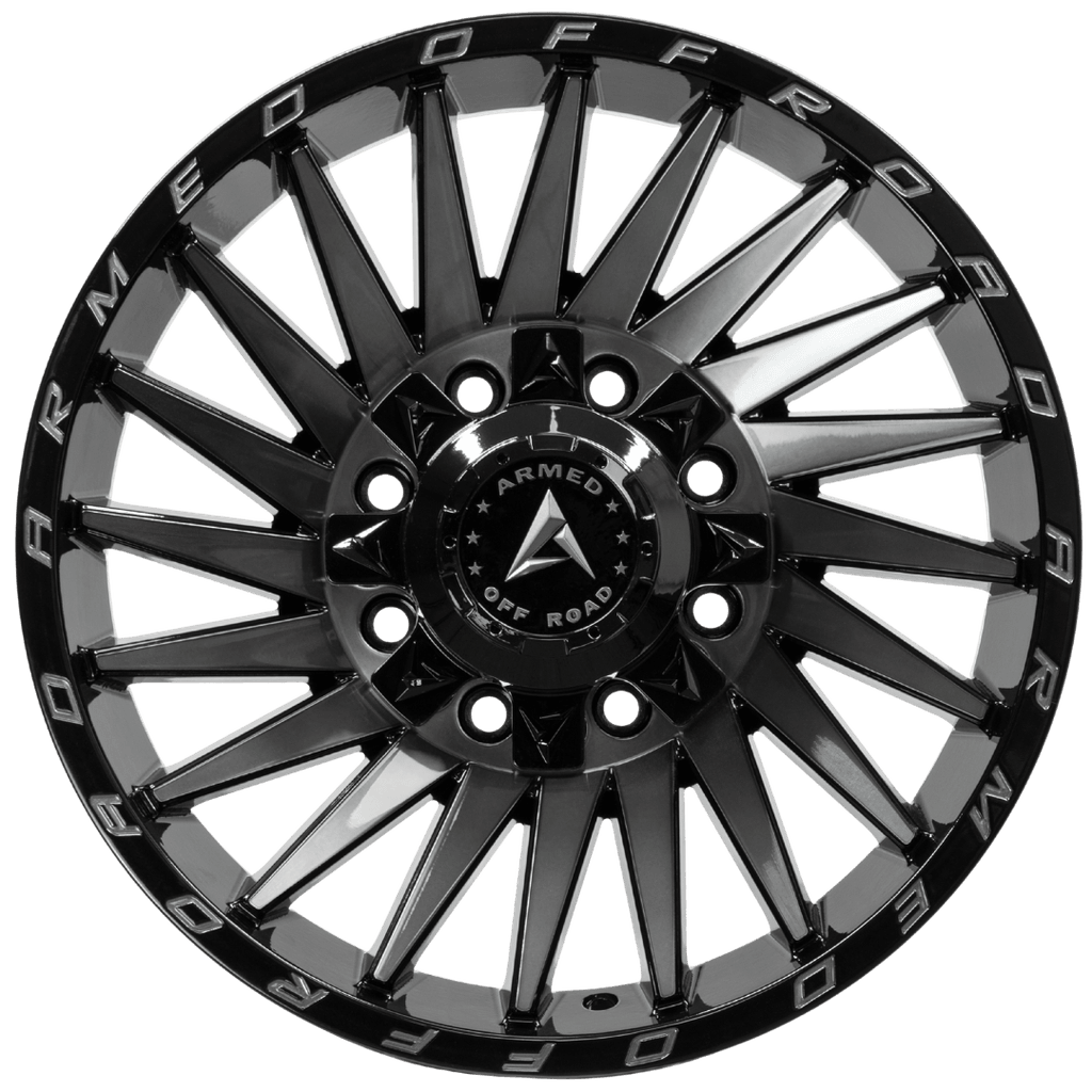 Armed Wheels Militia Gloss Black Machined + Tint 18x9 +12 8x165.1mm 125.1mm